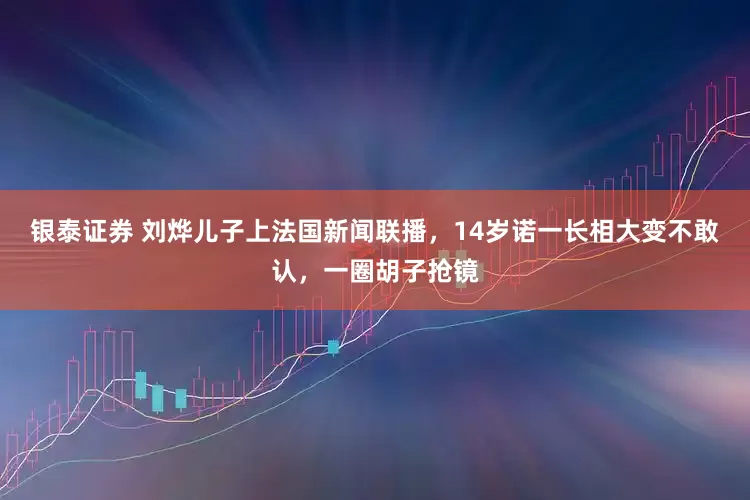 银泰证券 刘烨儿子上法国新闻联播，14岁诺一长相大变不敢认，一圈胡子抢镜